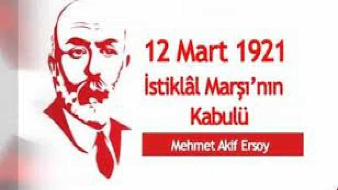 İstiklal Marşımızın kabulünün103. yılında Mehmet Akif ERSOY'u ve Şehitlerimzi Rahmetle ve Minnetle Anıyoruz